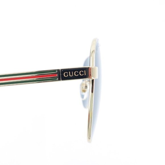 Gucci GG1233 Pilot Sunglasses Gold Gray OS - Picture 7 of 16